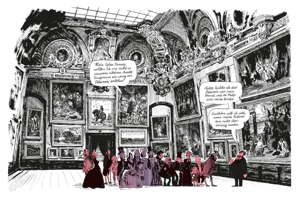 Detailansicht: Alexandre Dumas erzählt die Geschichte von Delacroix (Hardcover)