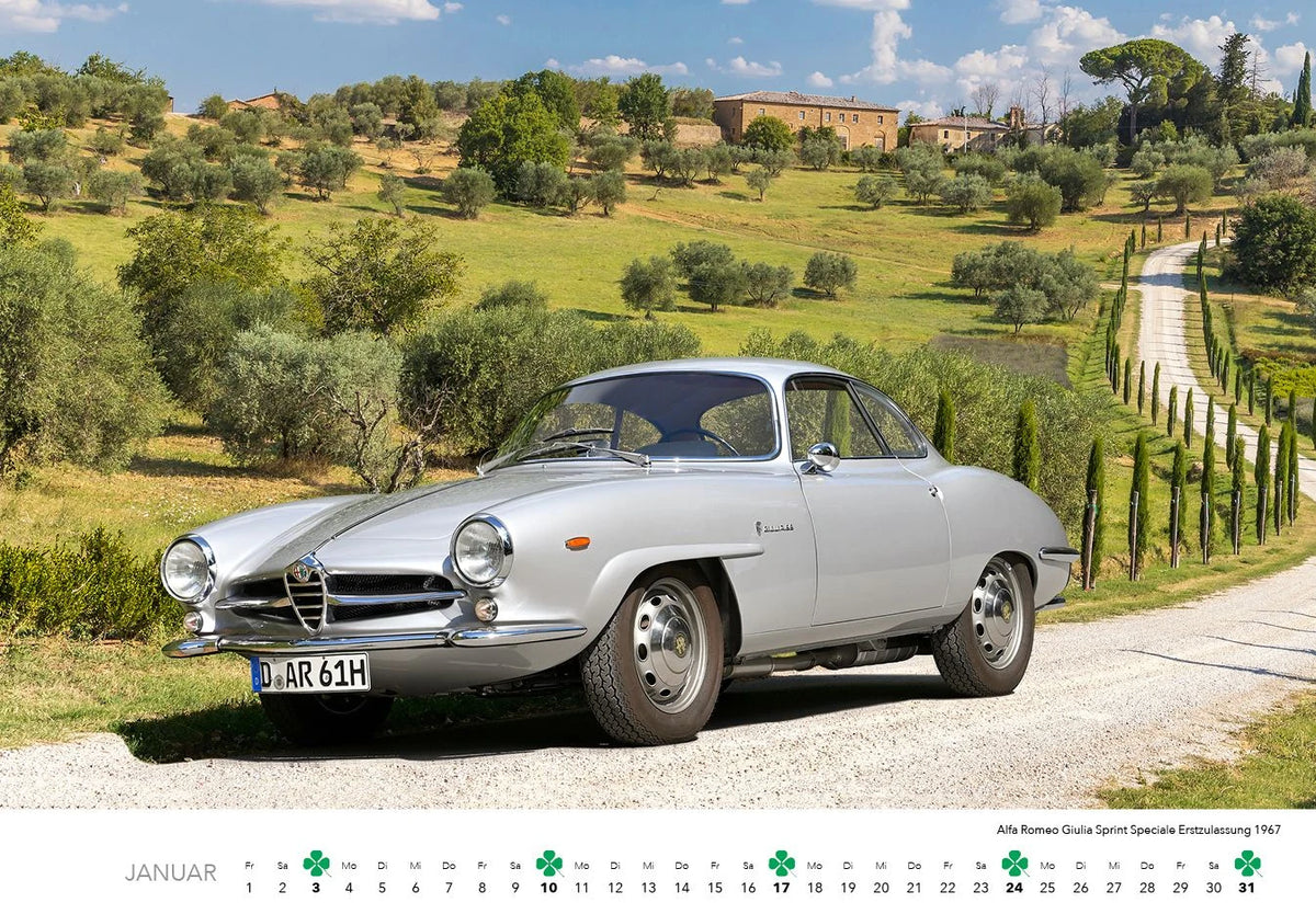 Alfa Romeo Kalender 2027 – Ansicht