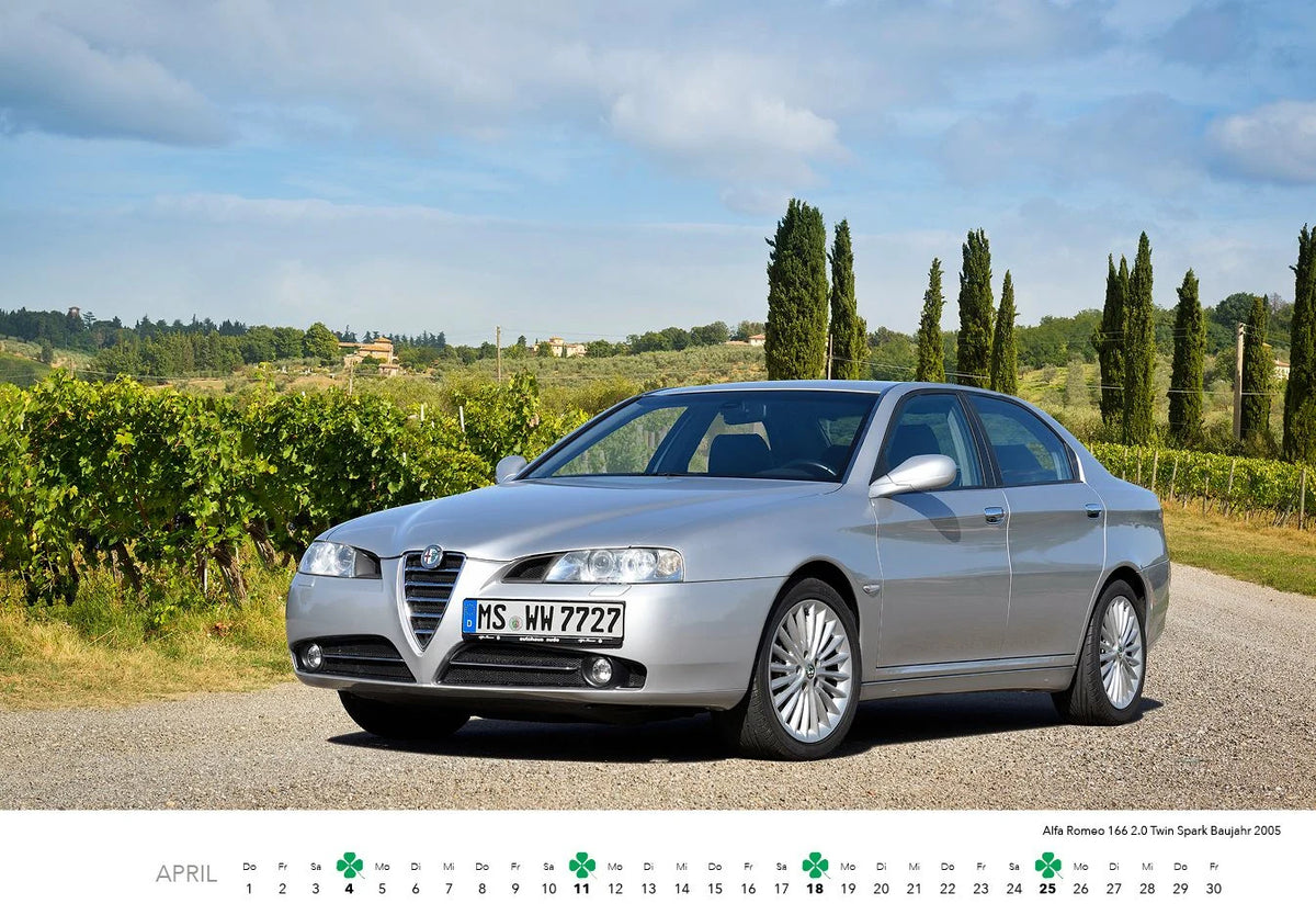 Alfa Romeo Kalender 2027 – Ansicht