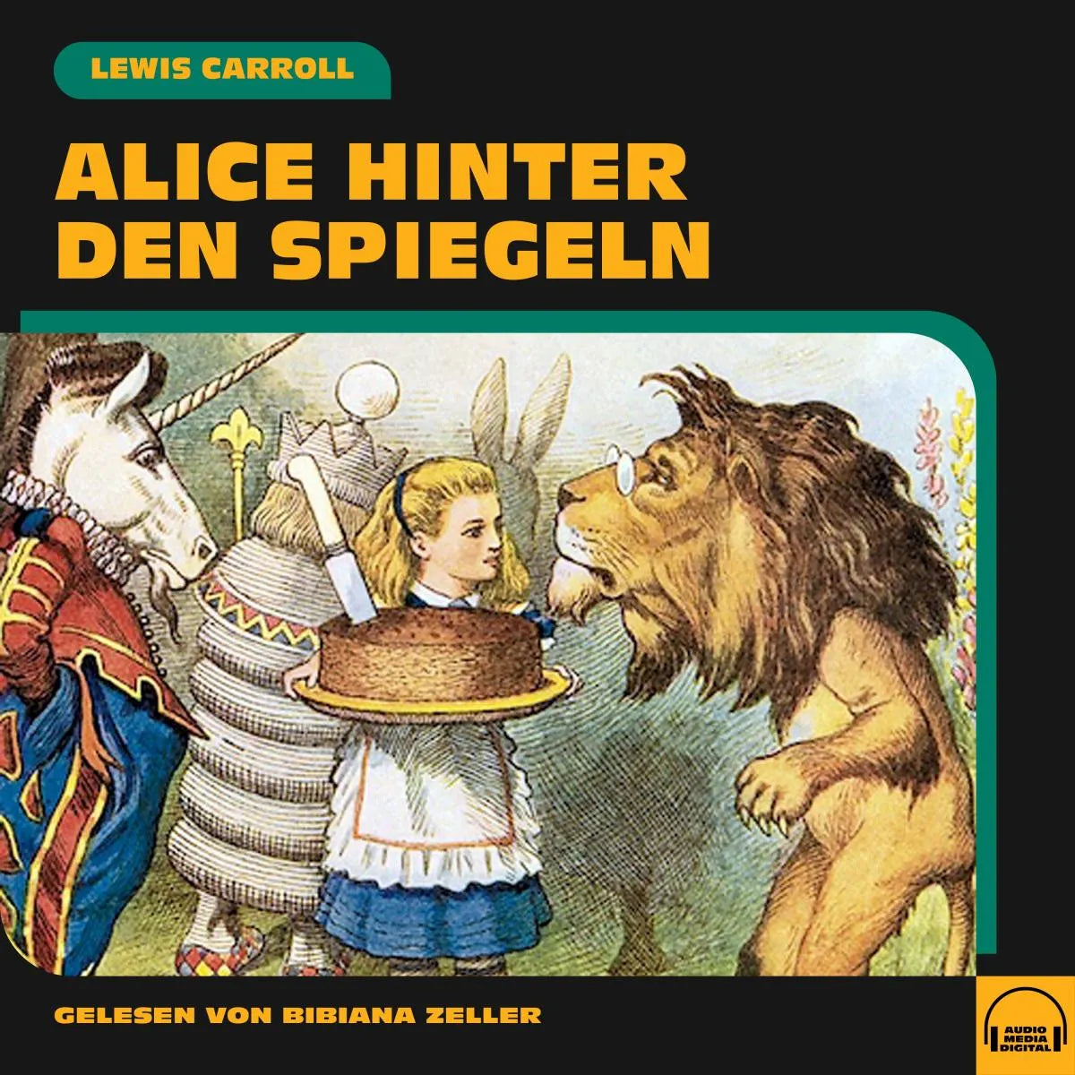 Cover: Alice hinter den Spiegeln (Hörbuch Download) von Lewis Carroll