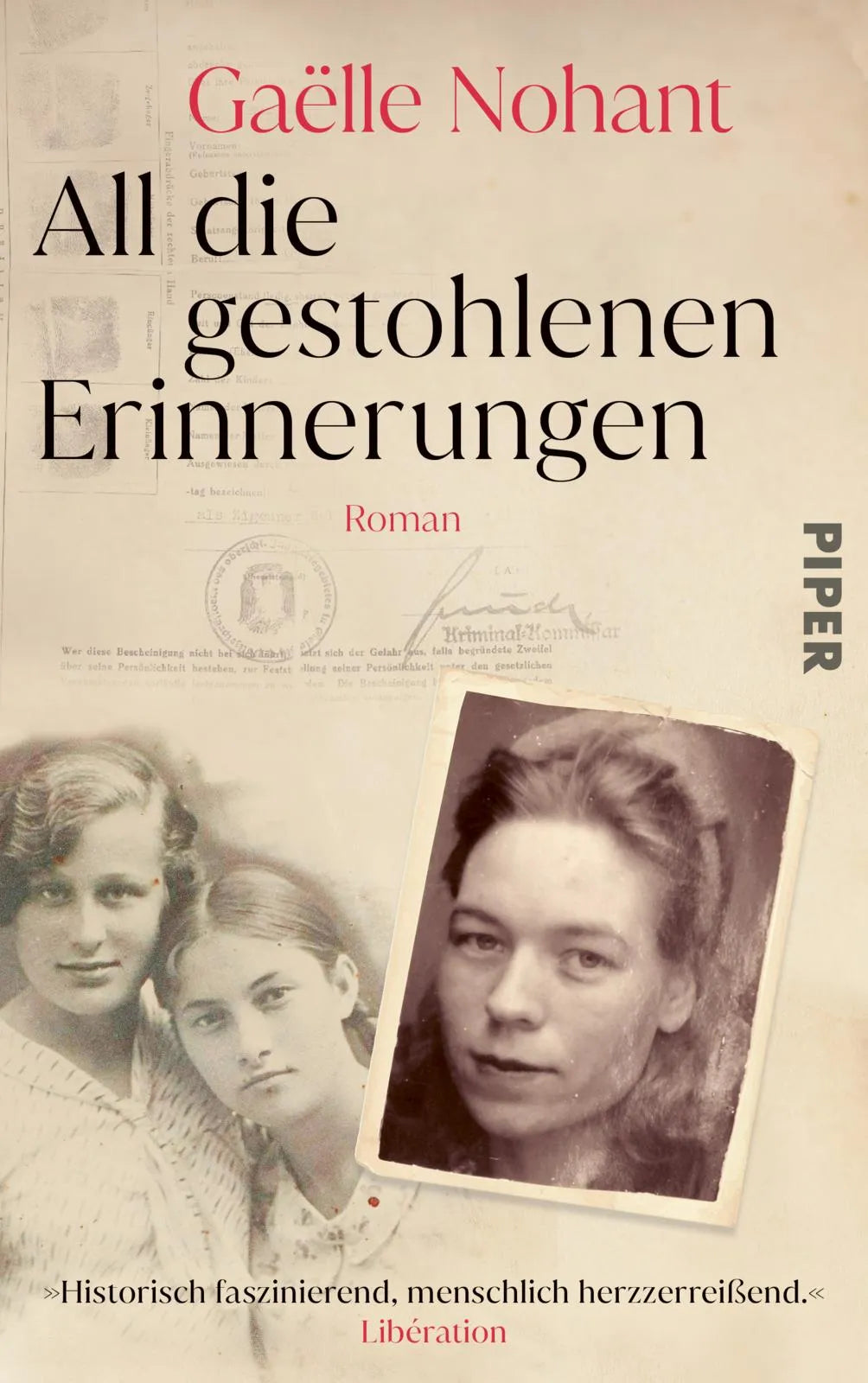 Buchcover von 'All die gestohlenen Erinnerungen' - Gebundene Ausgabe von Gaëlle Nohant