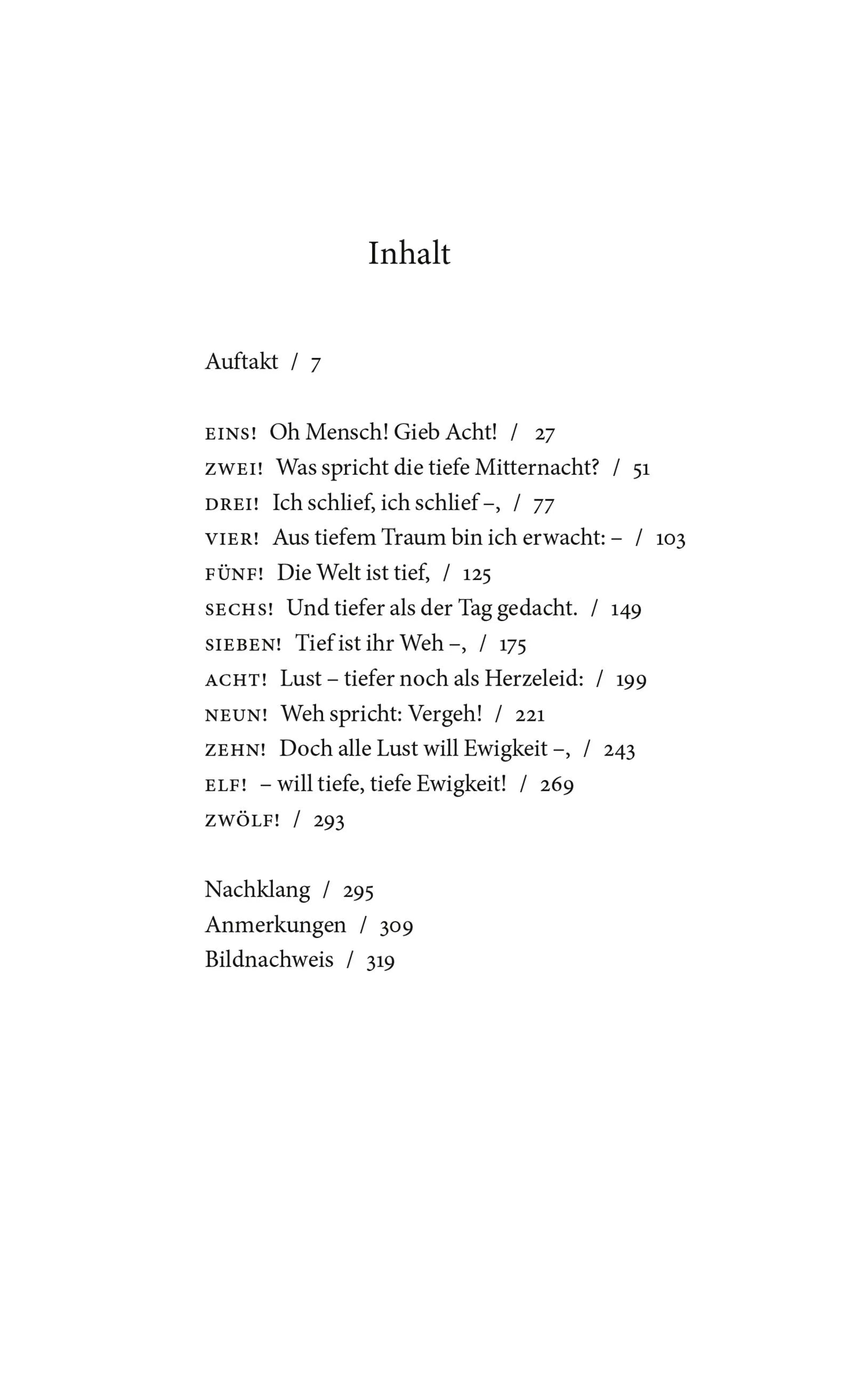 Abbildung von 'Alle Lust will Ewigkeit'