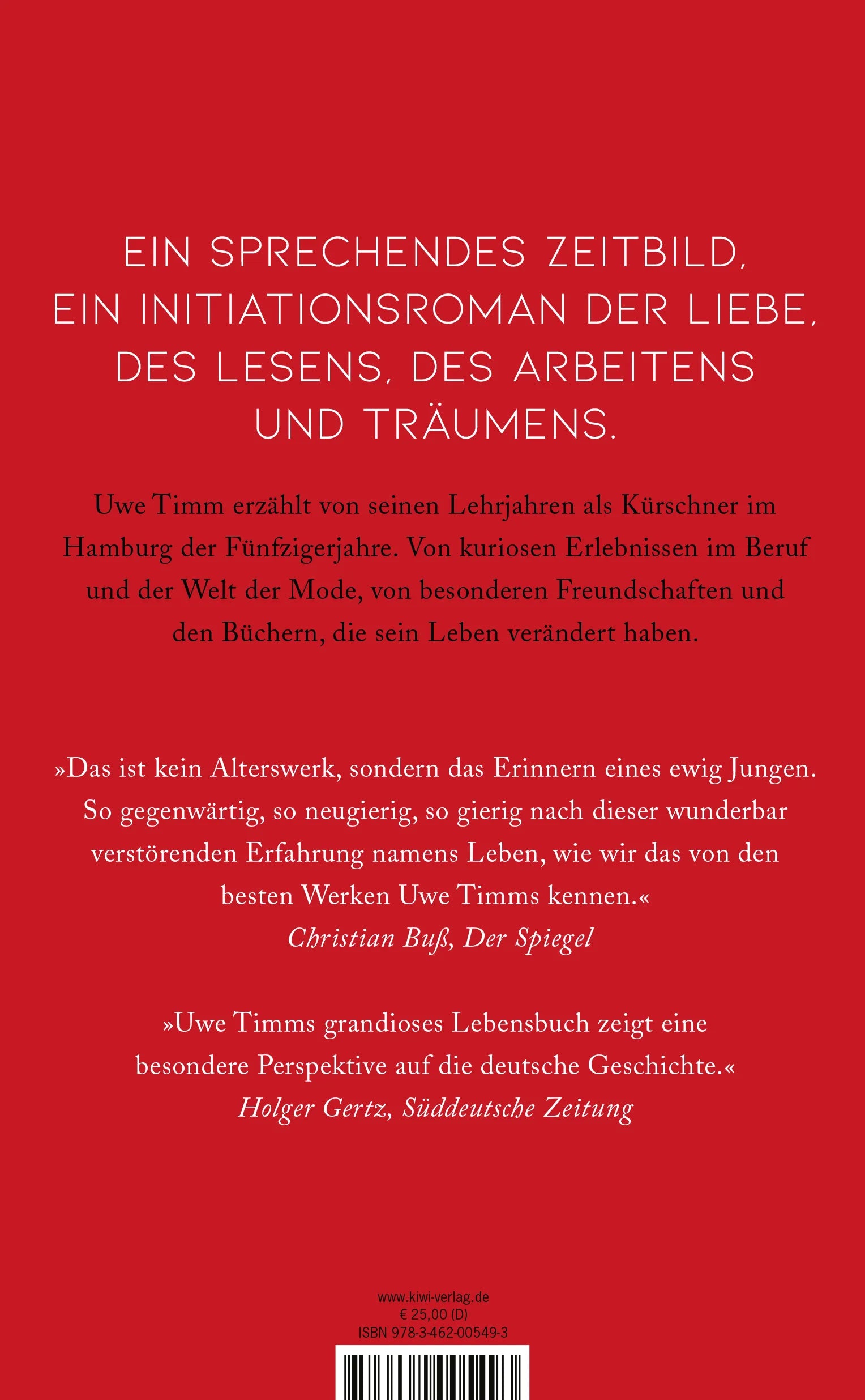 Buchrückseite von 'Alle meine Geister' mit Klappentext - Gebundene Ausgabe