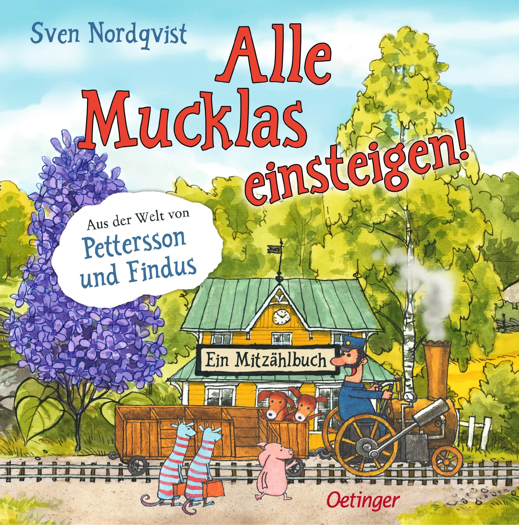 Cover: Alle Mucklas einsteigen! (Hardcover) von Sven Nordqvist