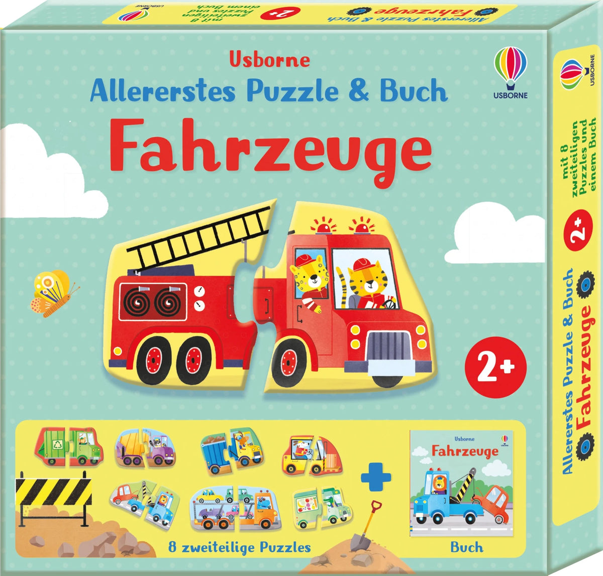 Puzzle: Allererstes Puzzle & Buch: Fahrzeuge