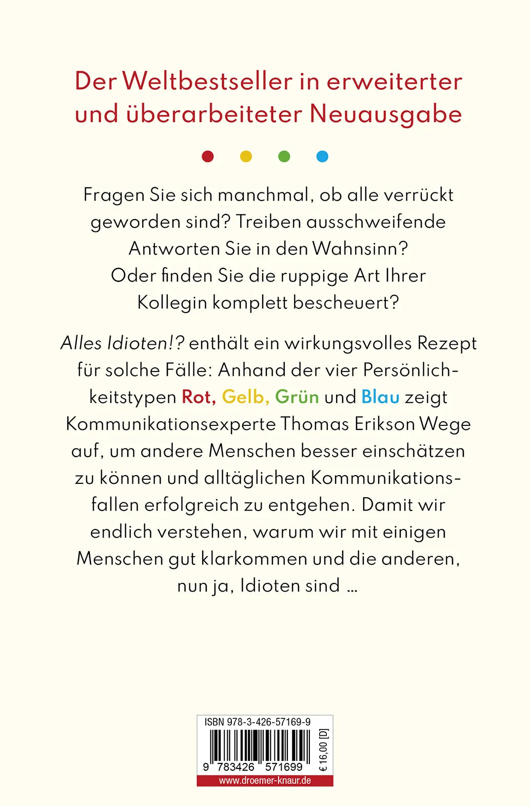 Rückseite: Alles Idioten!? (Taschenbuch)