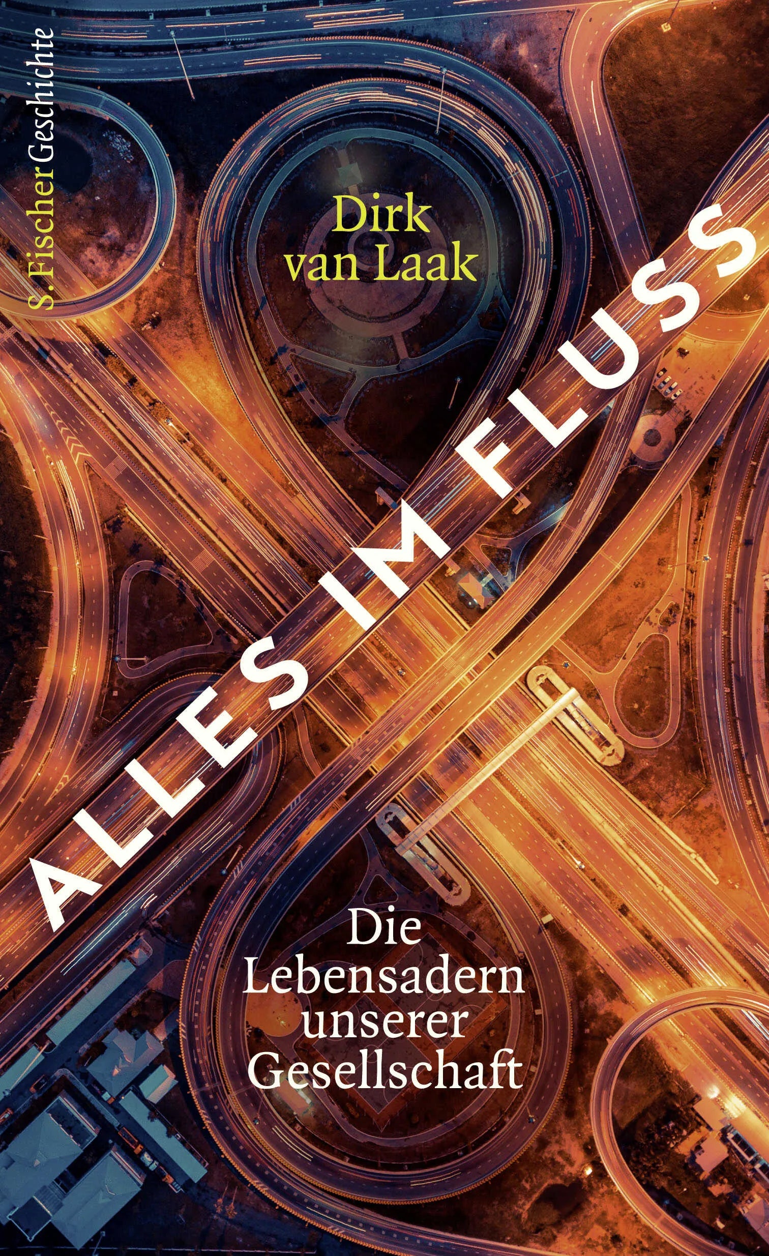 Buchcover von 'Alles im Fluss' - Gebundene Ausgabe von Dirk van Laak