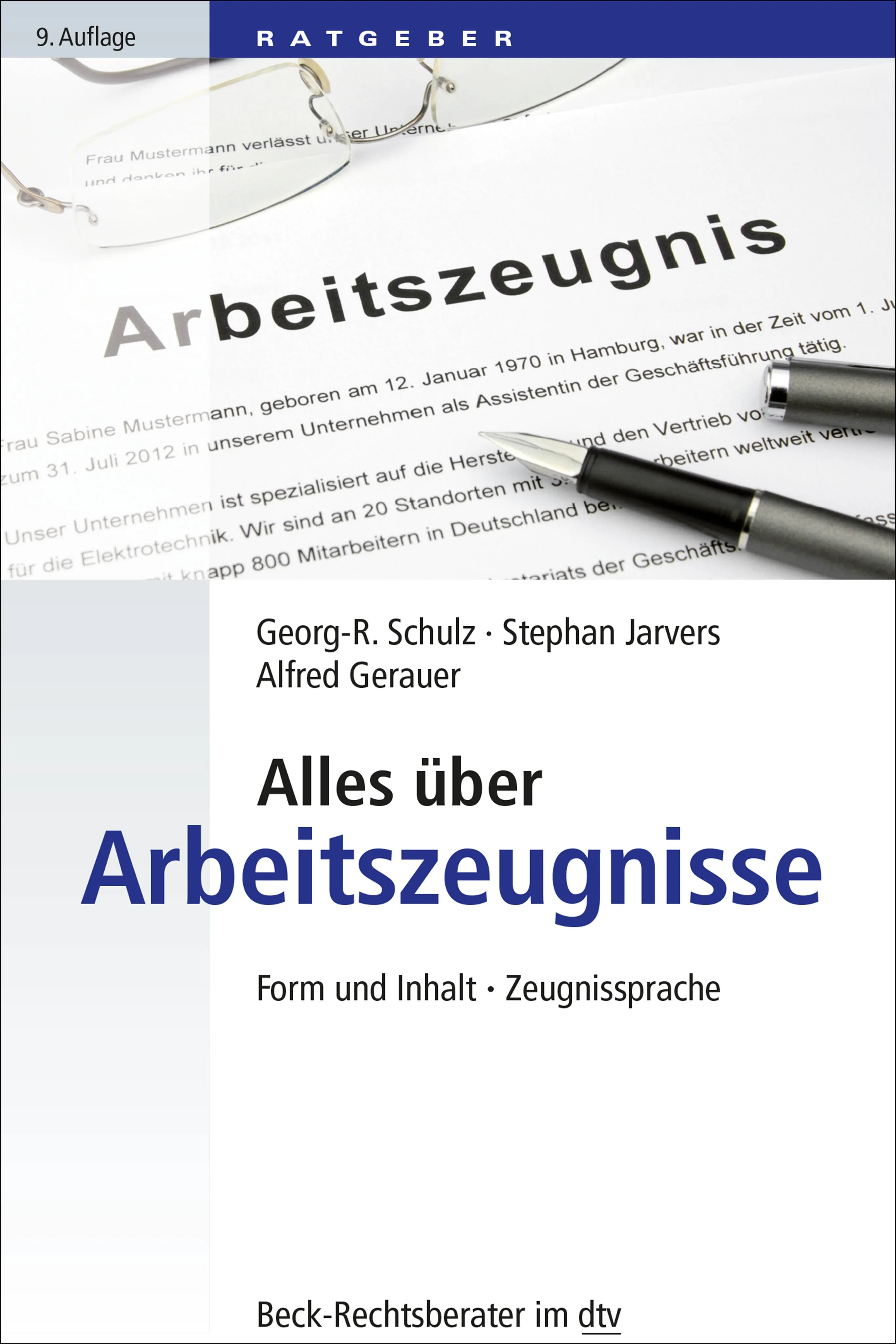 Buchcover von 'Alles über Arbeitszeugnisse' - Taschenbuch von Georg-R. Schulz