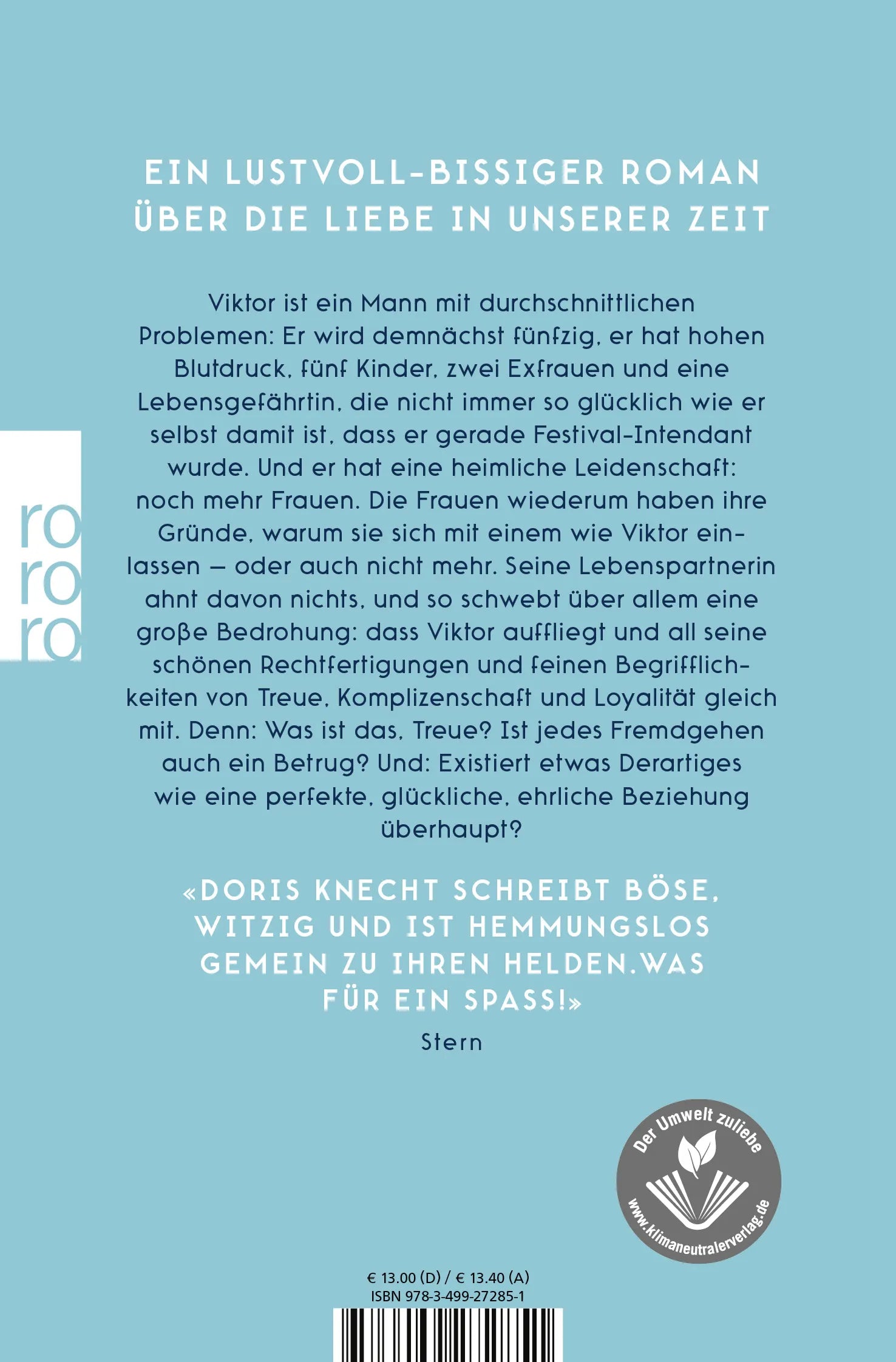 Buchrückseite von 'Alles über Beziehungen' mit Klappentext - Taschenbuch
