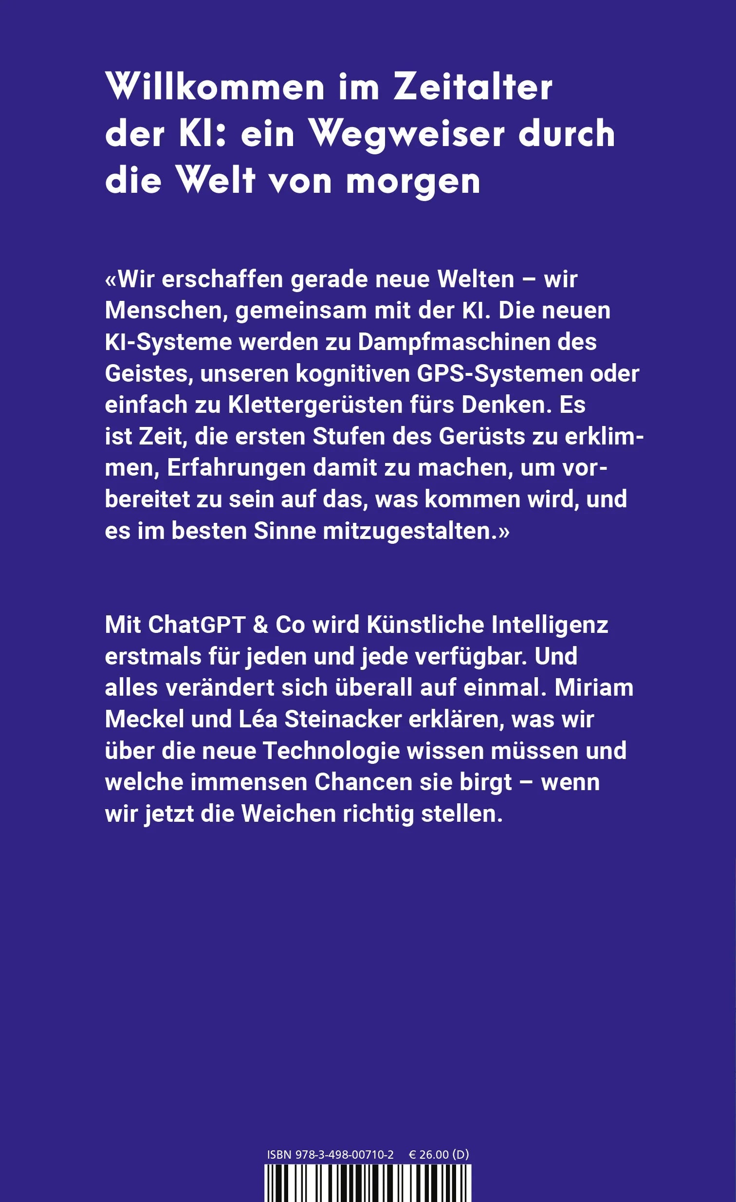 Buchrückseite von 'Alles überall auf einmal' mit Klappentext - Gebundene Ausgabe