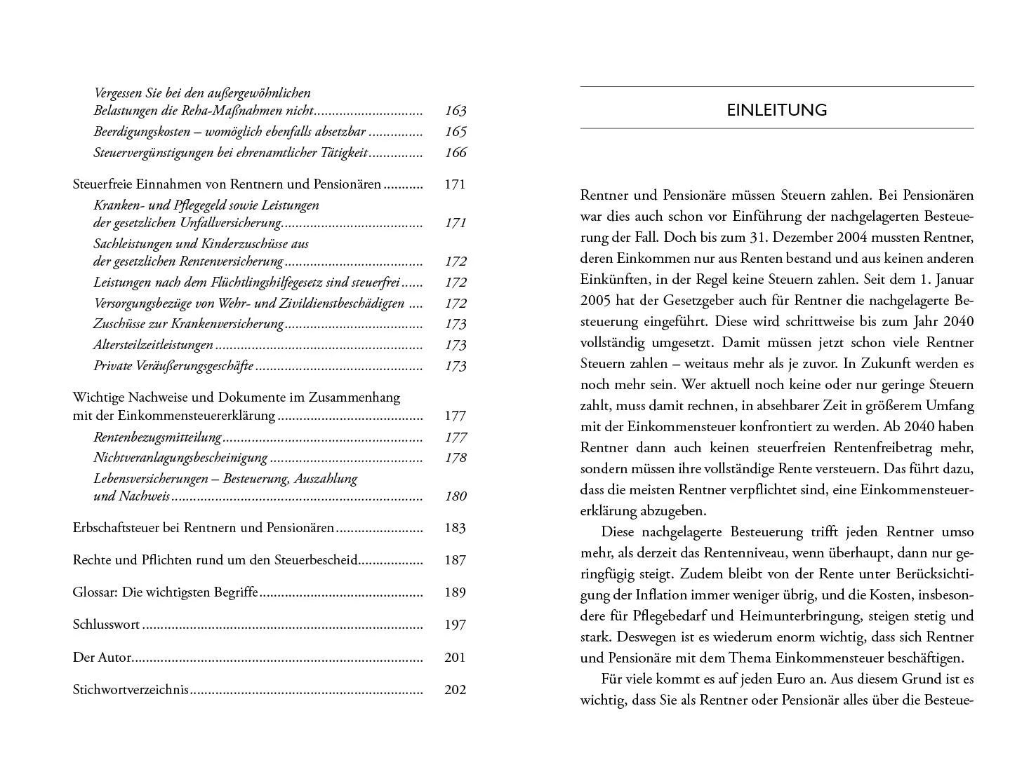 Innenansicht von 'Alles, was Sie über Steuern im Ruhestand wissen müssen' - Taschenbuch