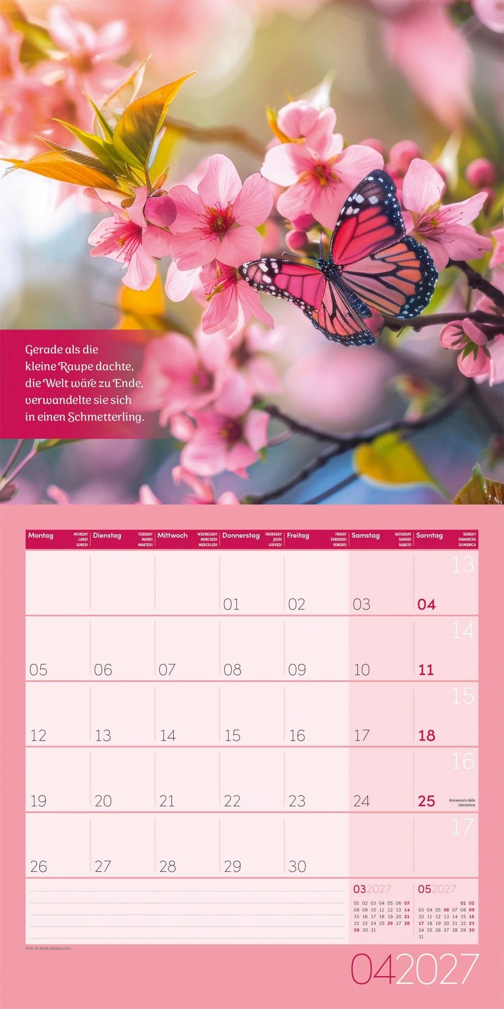Alles wird gut Kalender 2027 - 30x30 - Art12 – Ansicht