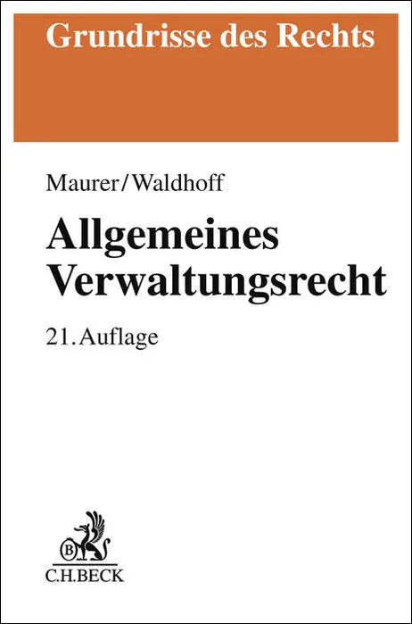 Buchcover von 'Allgemeines Verwaltungsrecht' - Taschenbuch von Hartmut Maurer