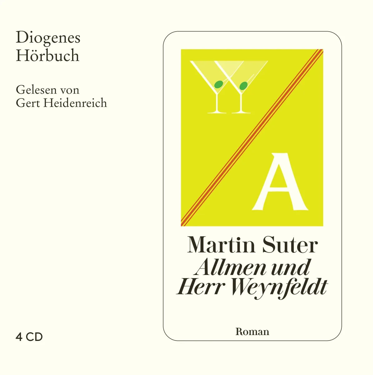 Buchcover von 'Allmen und Herr Weynfeldt' - Hörbuch (CD) von Martin Suter