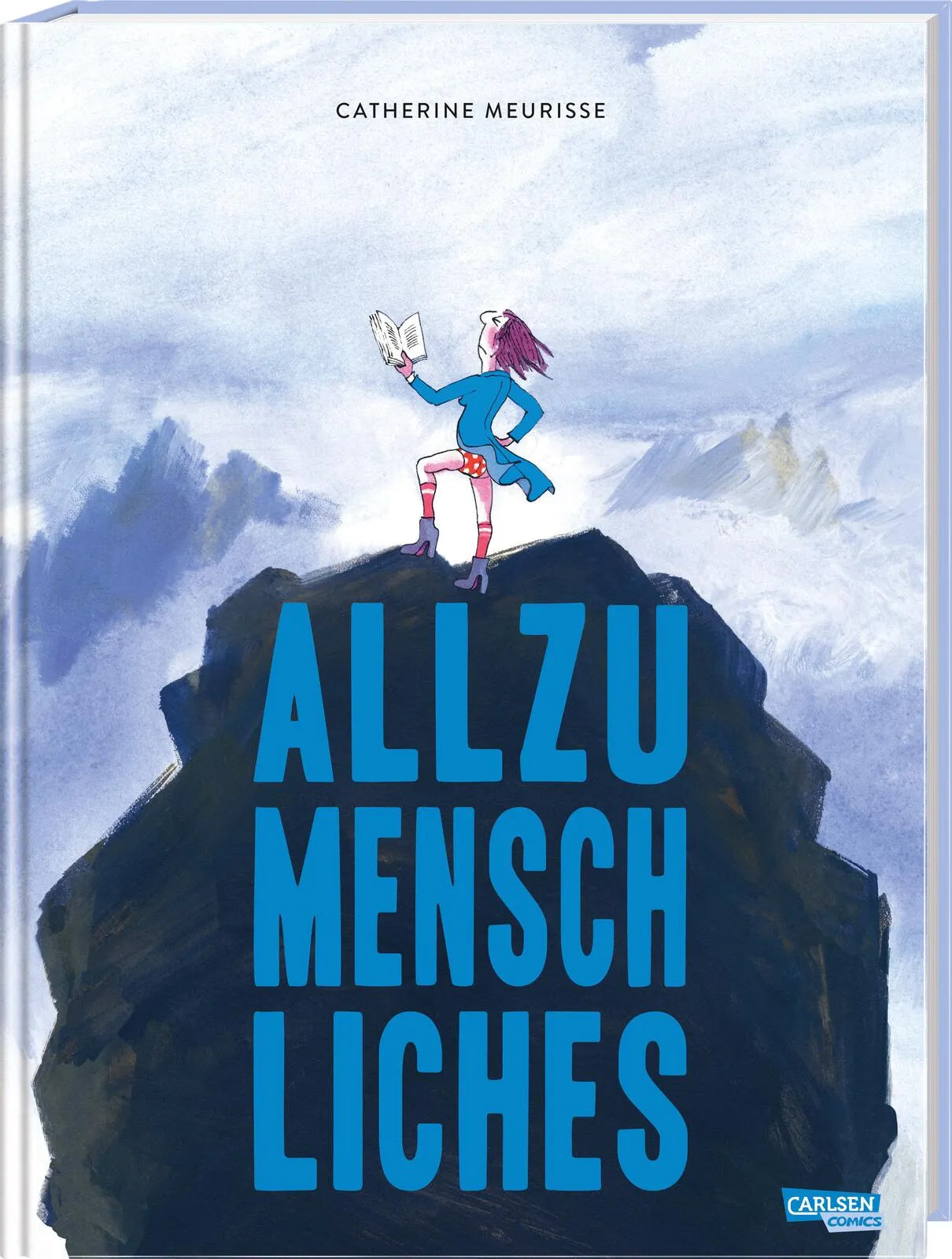 Buchcover von 'Allzumenschliches' - Gebundene Ausgabe von Catherine Meurisse