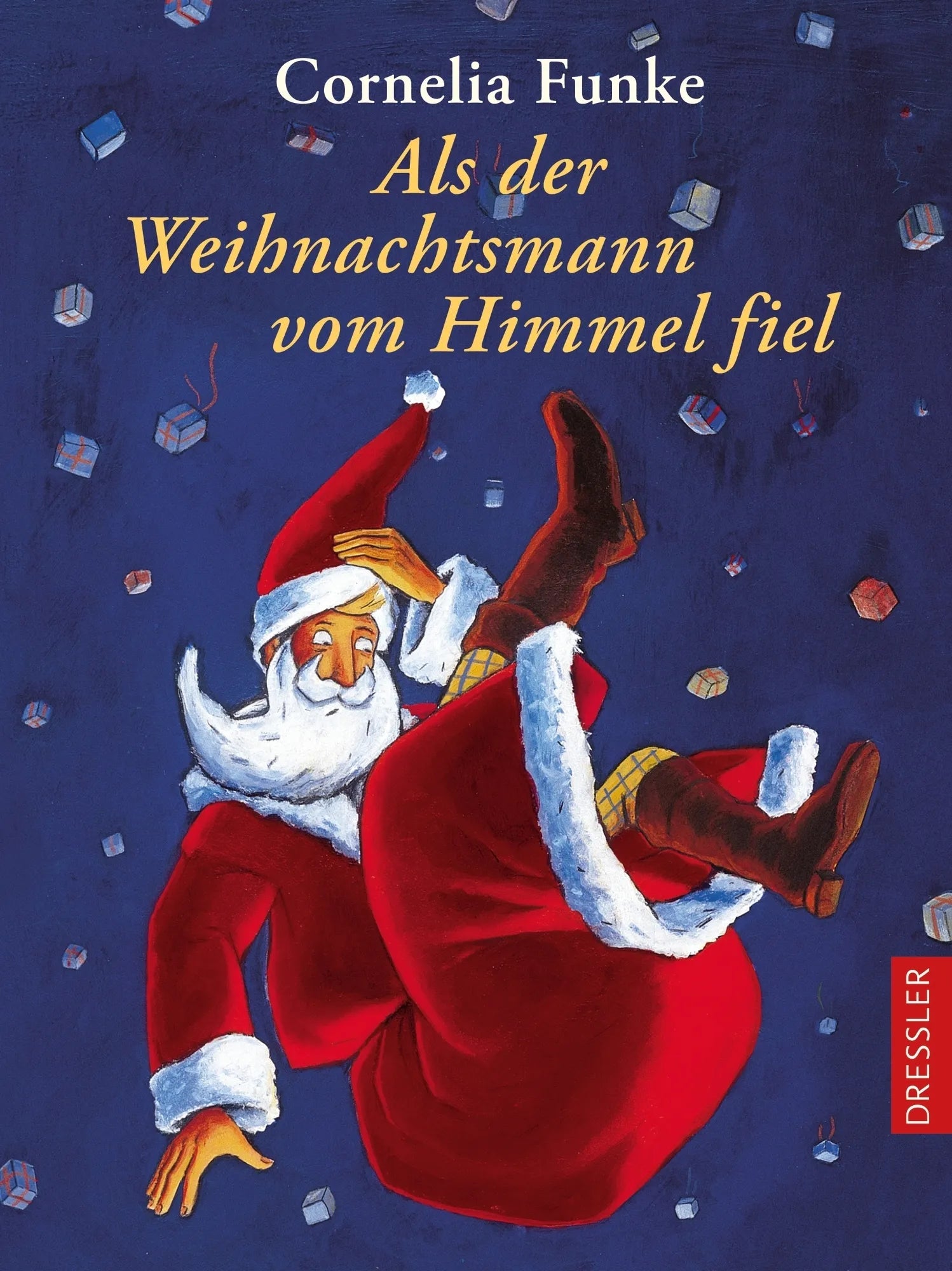 Buchcover von 'Als der Weihnachtsmann vom Himmel fiel' - Gebundene Ausgabe von Cornelia Funke
