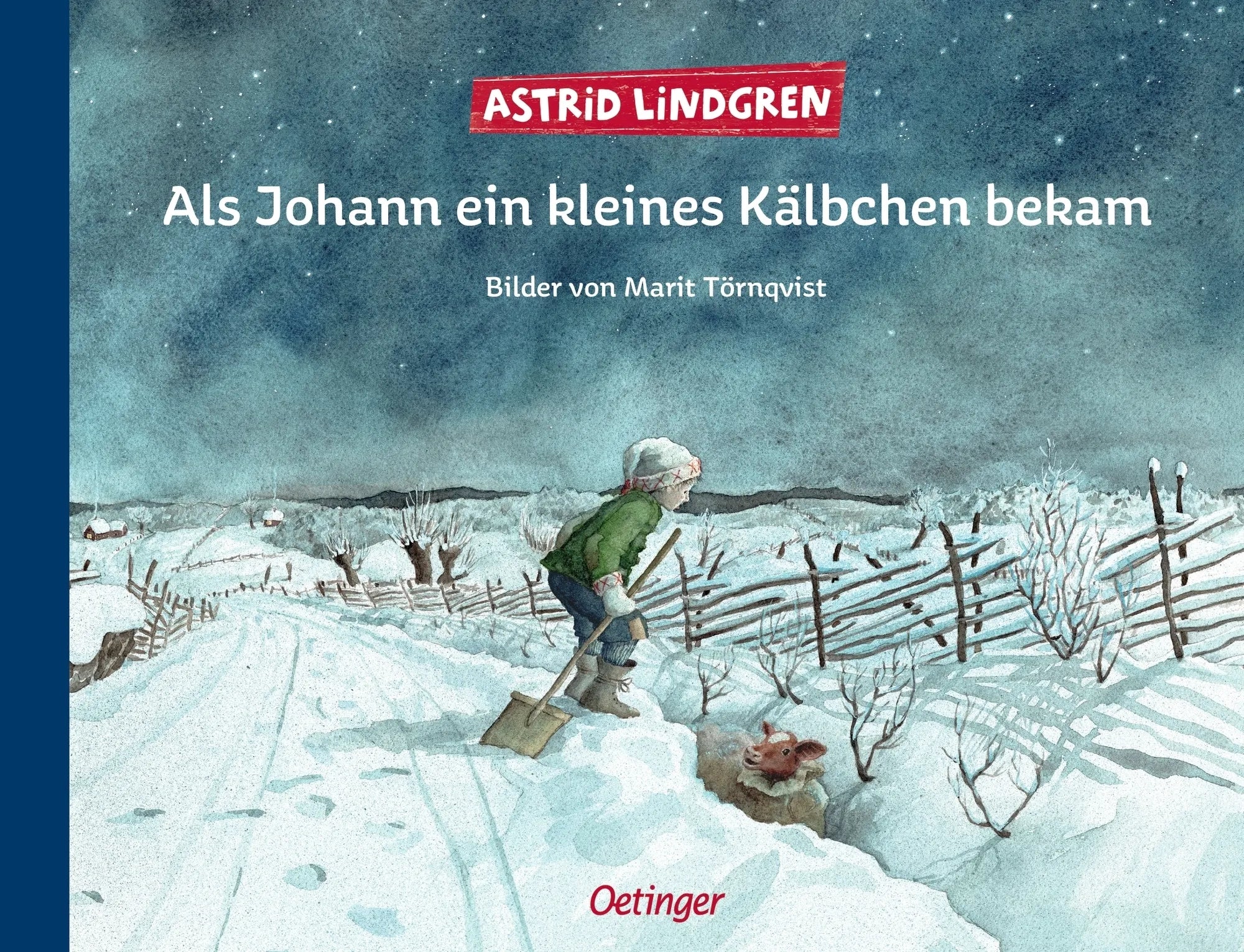 Buchcover von 'Als Johann ein kleines Kälbchen bekam' - Gebundene Ausgabe von Astrid Lindgren