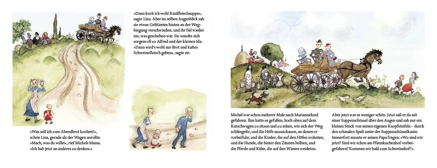Abbildung von 'Als Michel den Kopf in die Suppenschüssel steckte'