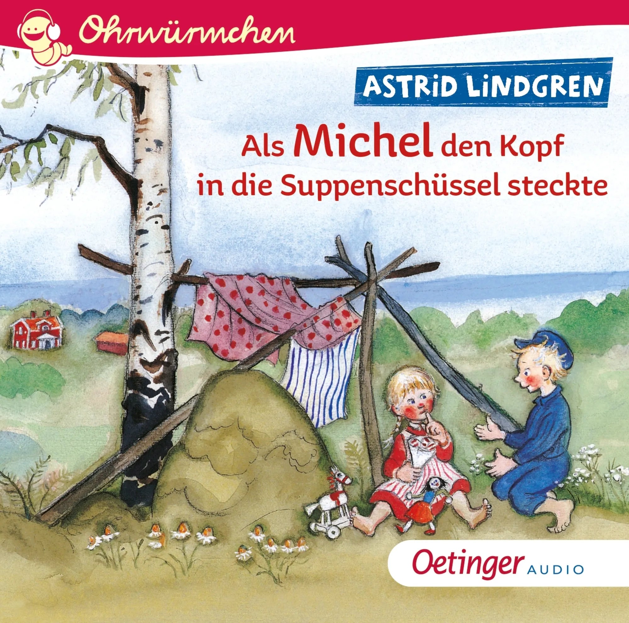 Buchcover von 'Als Michel den Kopf in die Suppenschüssel steckte' - Hörbuch (CD) von Astrid Lindgren