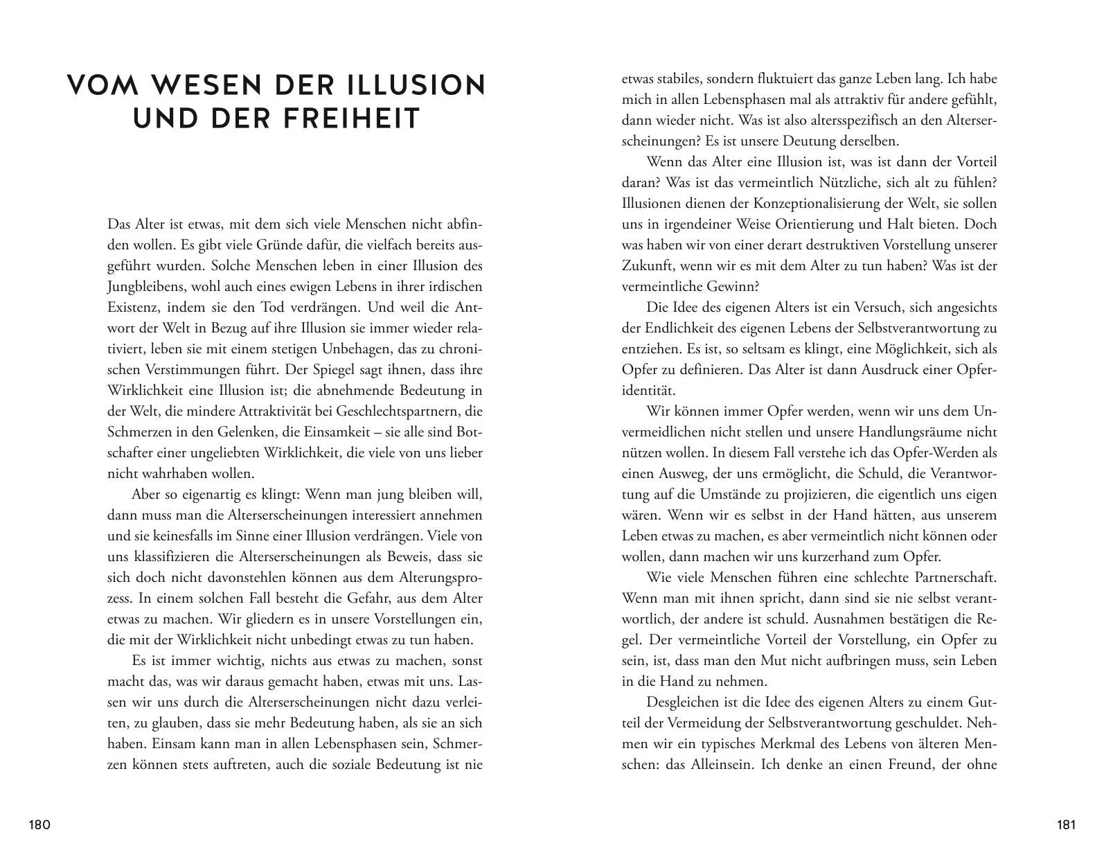 Abbildung von 'Alter ist eine Illusion'