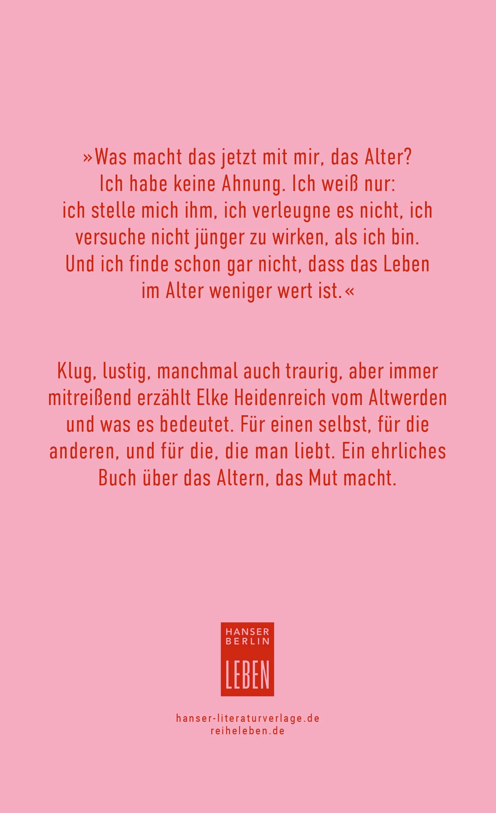 Detailansicht: Altern (Hardcover)