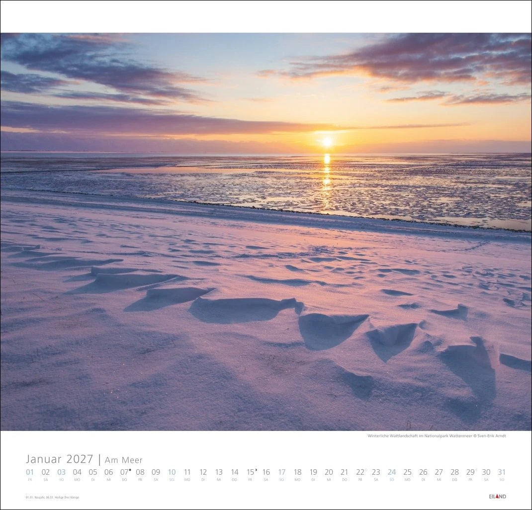 Am Meer Edition Kalender 2027 - Sand, Wind und Wellen – Ansicht