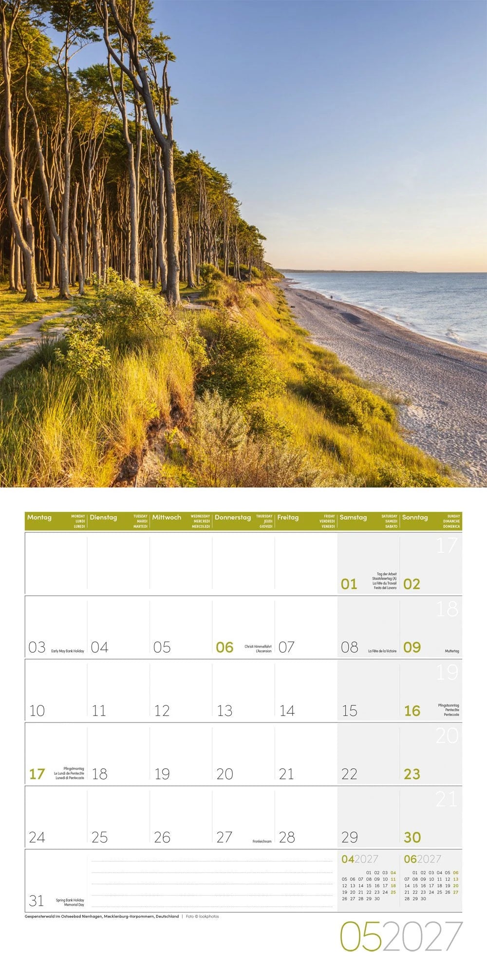 Am Meer Kalender 2027 - 30x30 - Art12 – Ansicht