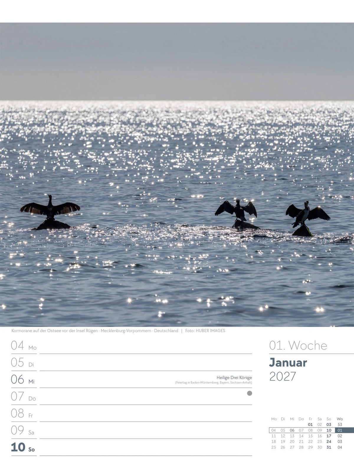 Am Meer Wochenplaner Kalender 2027 – Ansicht