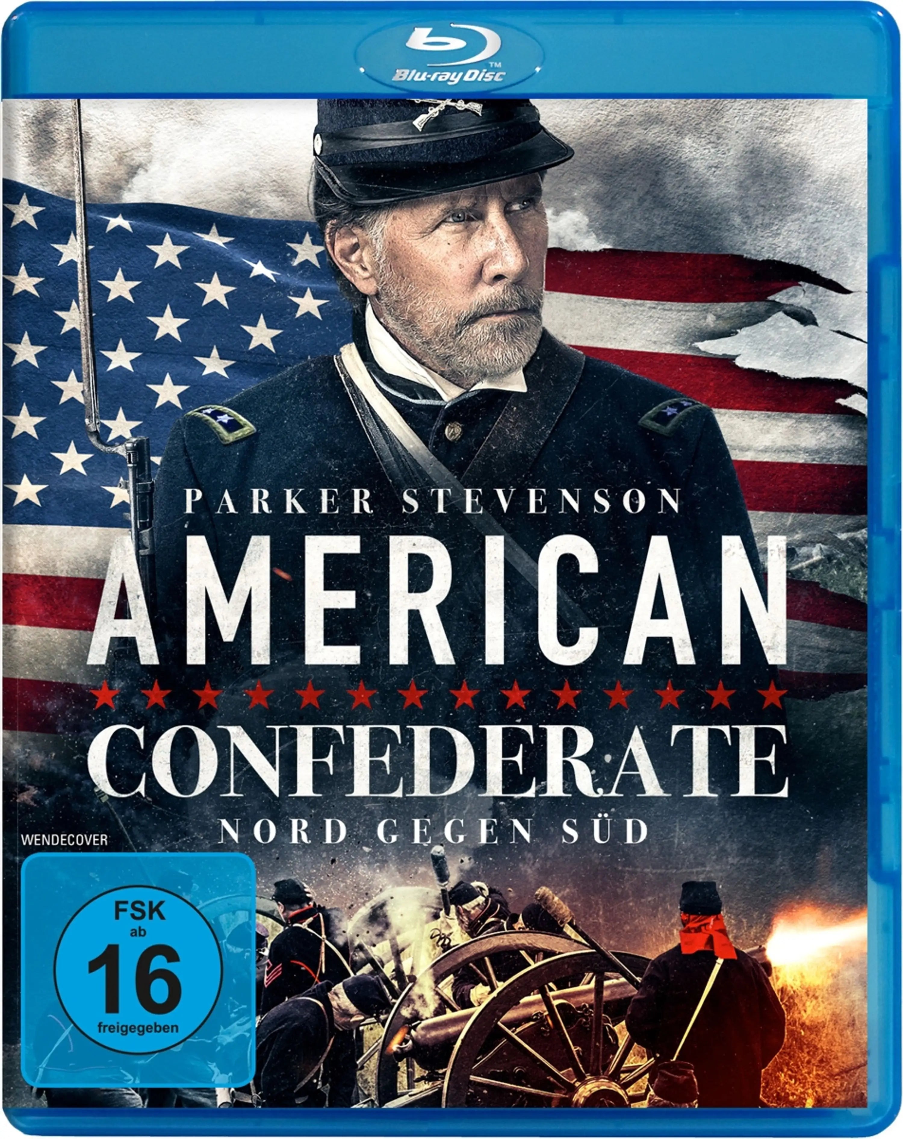 American Confederate Nord gegen Süd Kriegsfilm Blu-ray Cover