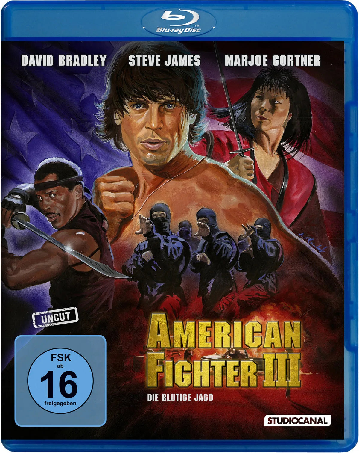 American Fighter 3 - Die blutige Jagd - Uncut - Blu-ray Disc