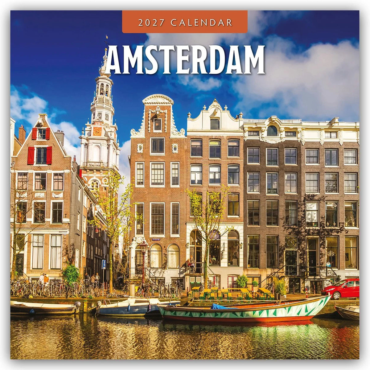 Wandkalender: Amsterdam 2027 – 16-Monatskalender