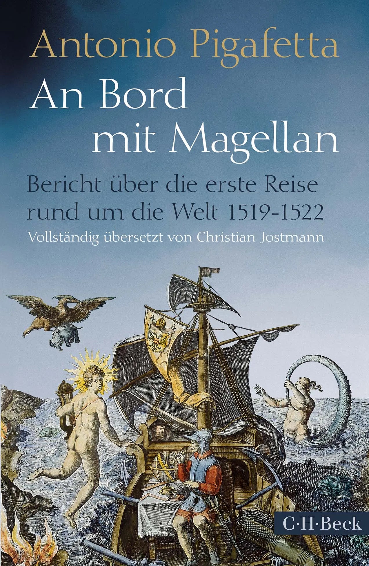 Buchcover von 'An Bord mit Magellan' - Gebundene Ausgabe von Antonio Pigafetta