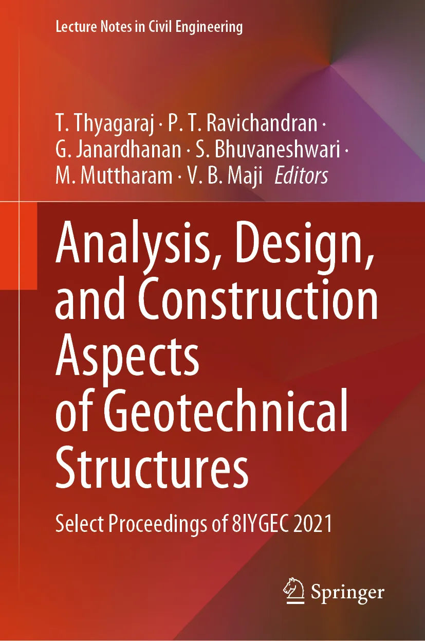 Cover: Analysis, Design, and Construction Aspects of Geotechnical Structures (E-Book)