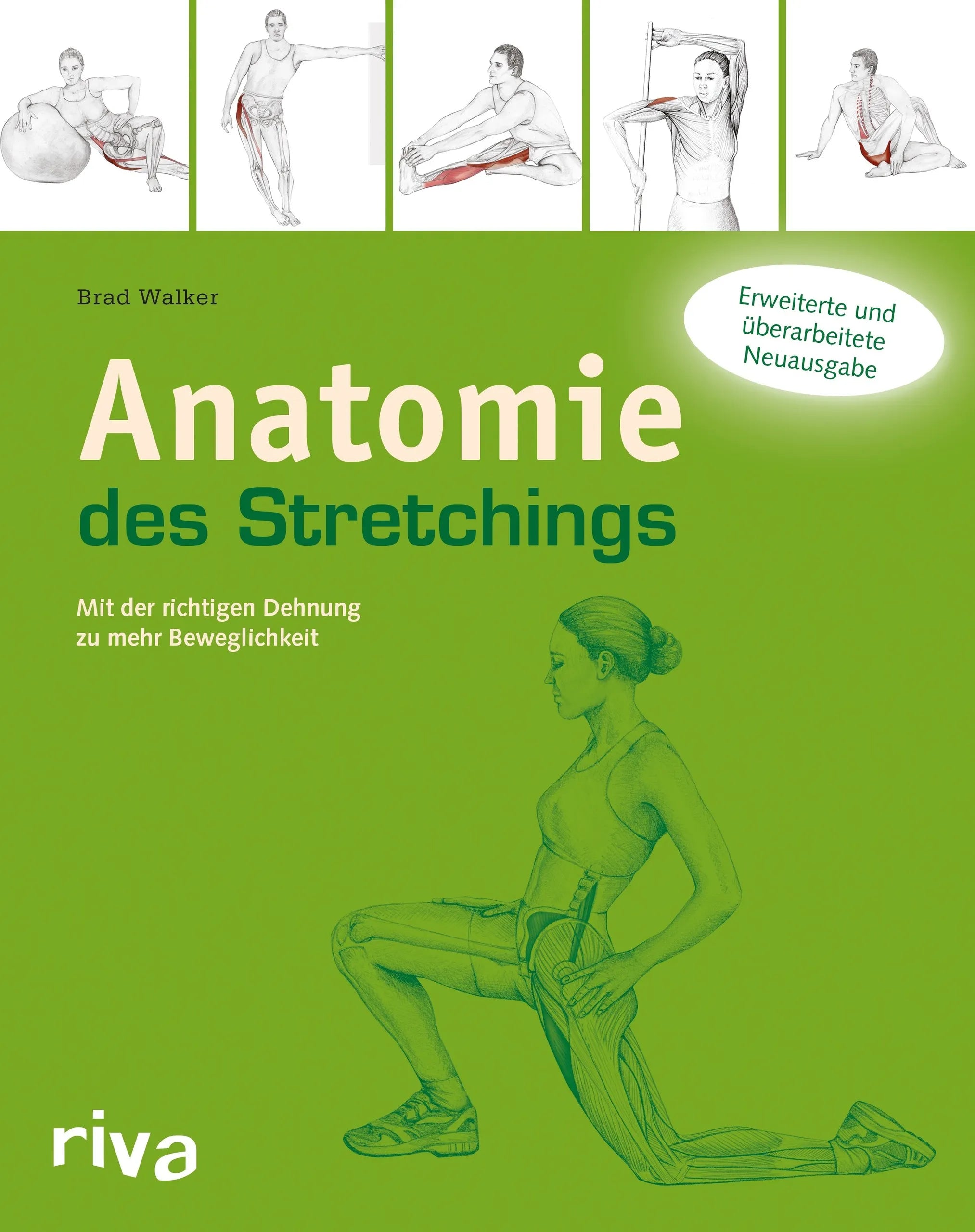 Buchcover von 'Anatomie des Stretchings' - Taschenbuch von Brad Walker