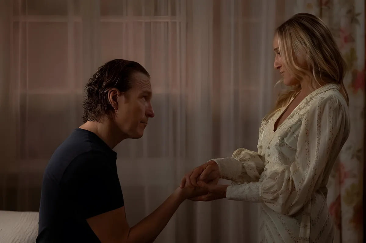 Filmszene 3 aus And Just Like That: Die komplette 3. Staffel – DVD. Regie: Michael Patrick King