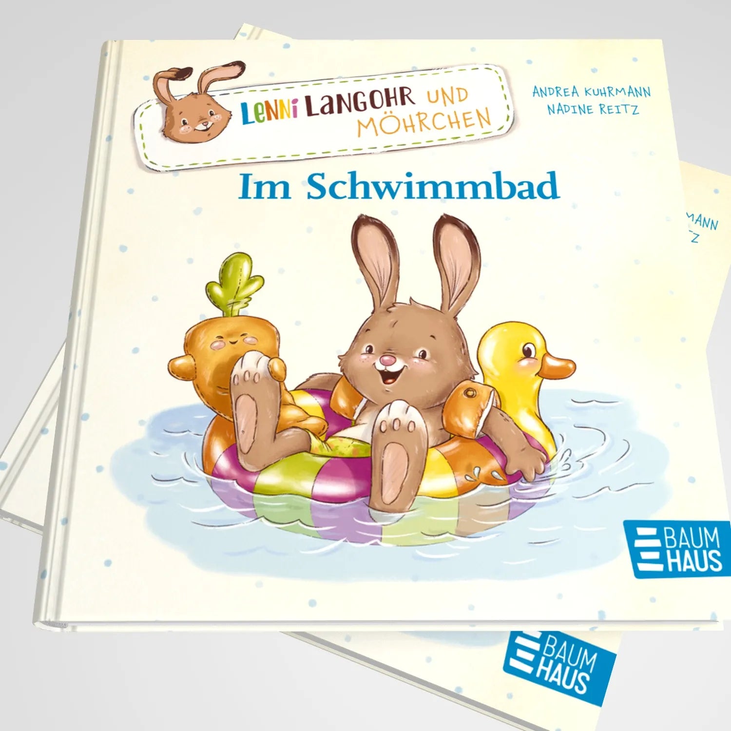 Produktansicht: Lenni Langohr und Möhrchen im Schwimmbad (Gebundene Ausgabe)