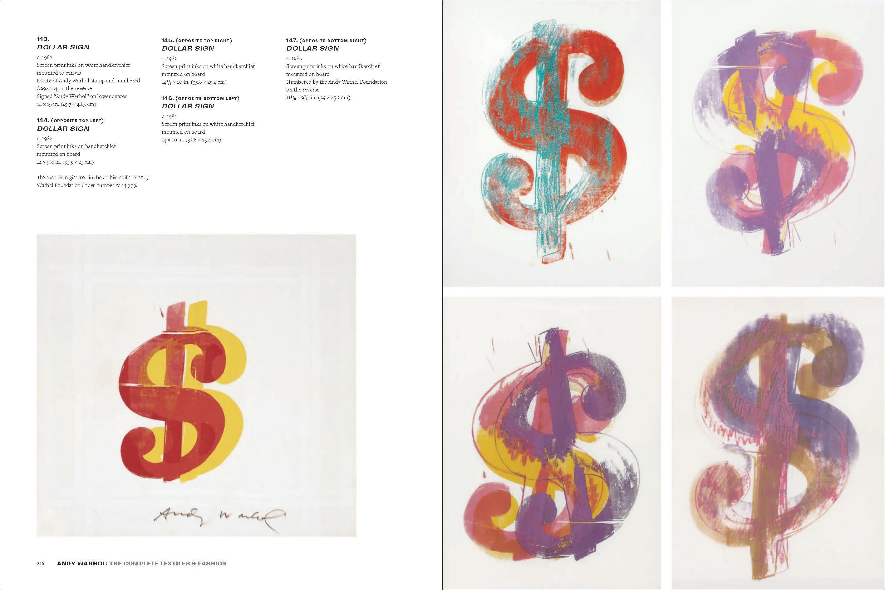 Detailansicht: Andy Warhol: The Complete Textiles and Fashion (Hardcover)