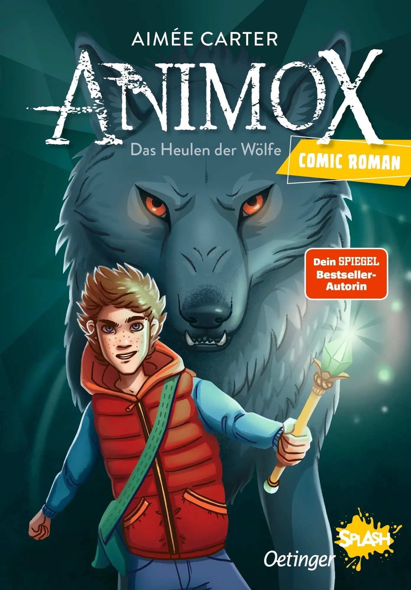 Cover: Animox als Comic-Roman 1. Das Heulen der Wölfe (Hardcover) von Aimée Carter