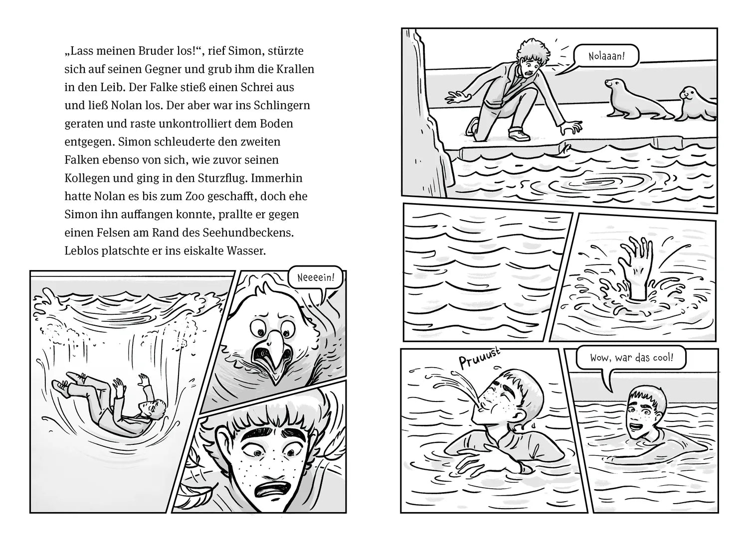 Abbildung von 'Animox als Comic-Roman 3. Die Stadt der Haie'
