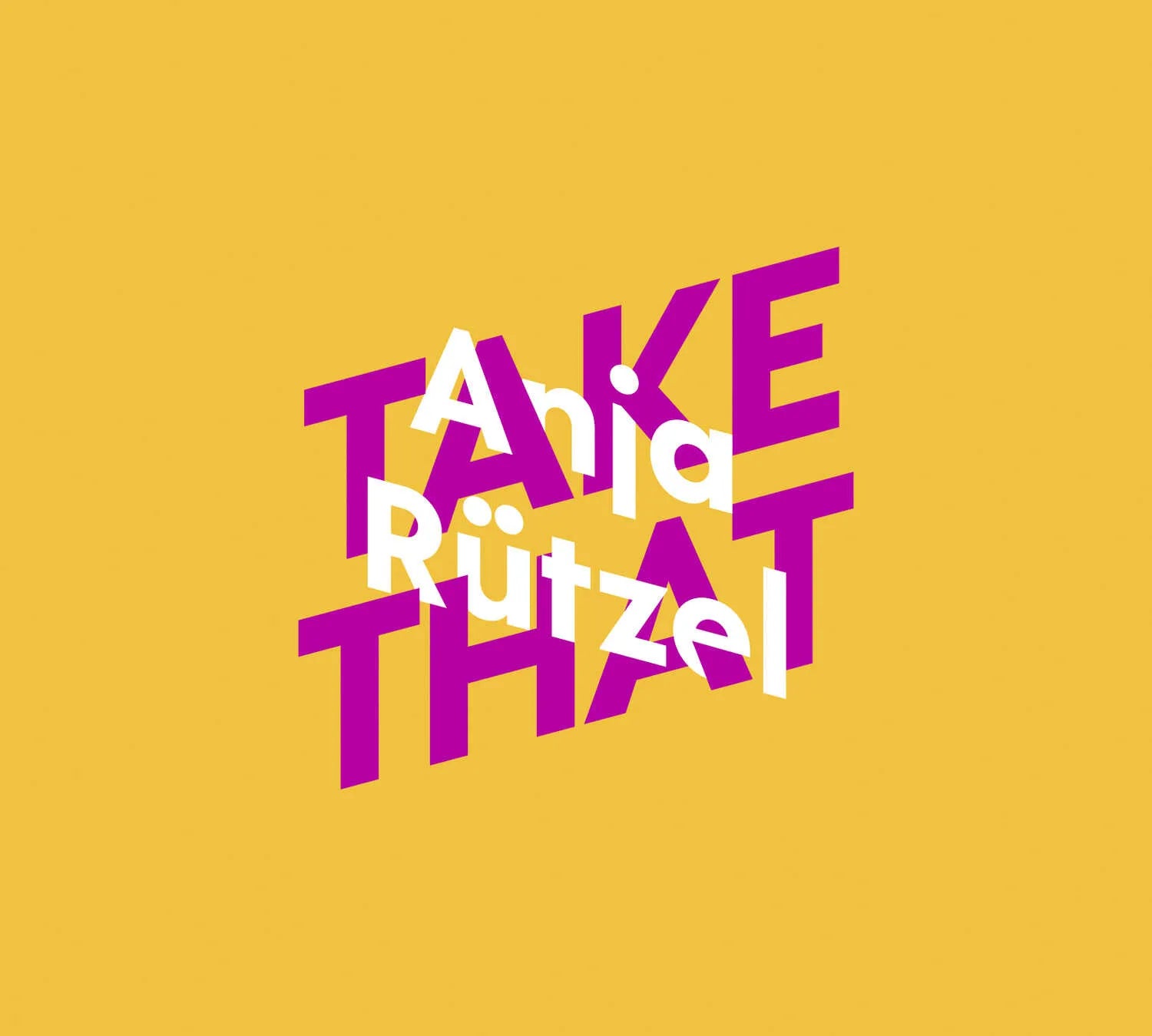 Buchcover von 'Anja Rützel über Take That' - Hörbuch (CD) von Anja Rützel