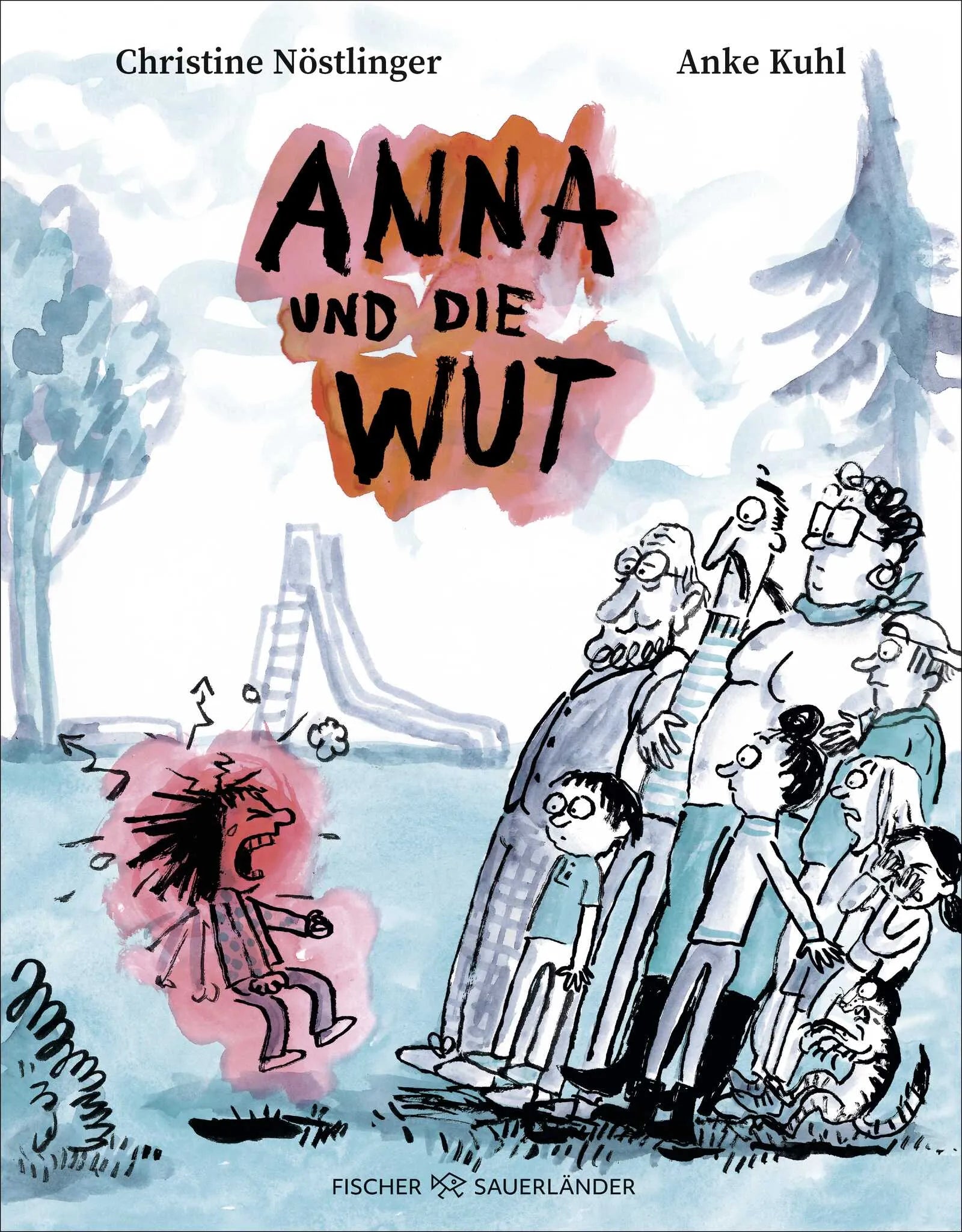 Buchcover von 'Anna und die Wut' - Gebundene Ausgabe von Christine Nöstlinger