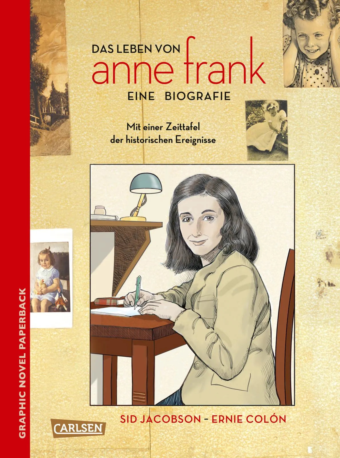 Buchcover von 'Anne Frank' - Taschenbuch von Ernie Colon
