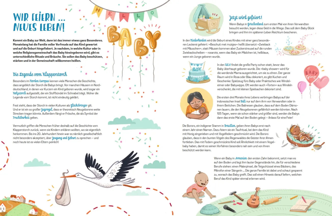 Produktansicht: Geburtstag, Karneval & Lichterfest – So feiert man Feste anderswo (Gebundene Ausgabe)