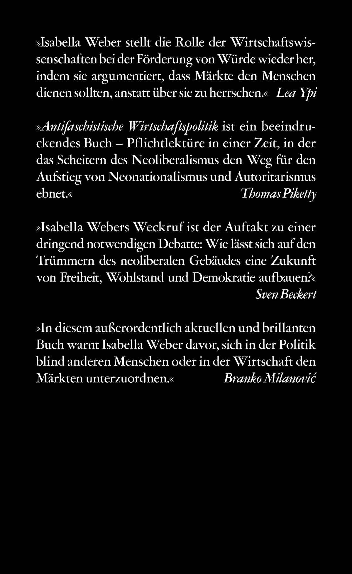 Rückseite: Antifaschistische Wirtschaftspolitik (Paperback)