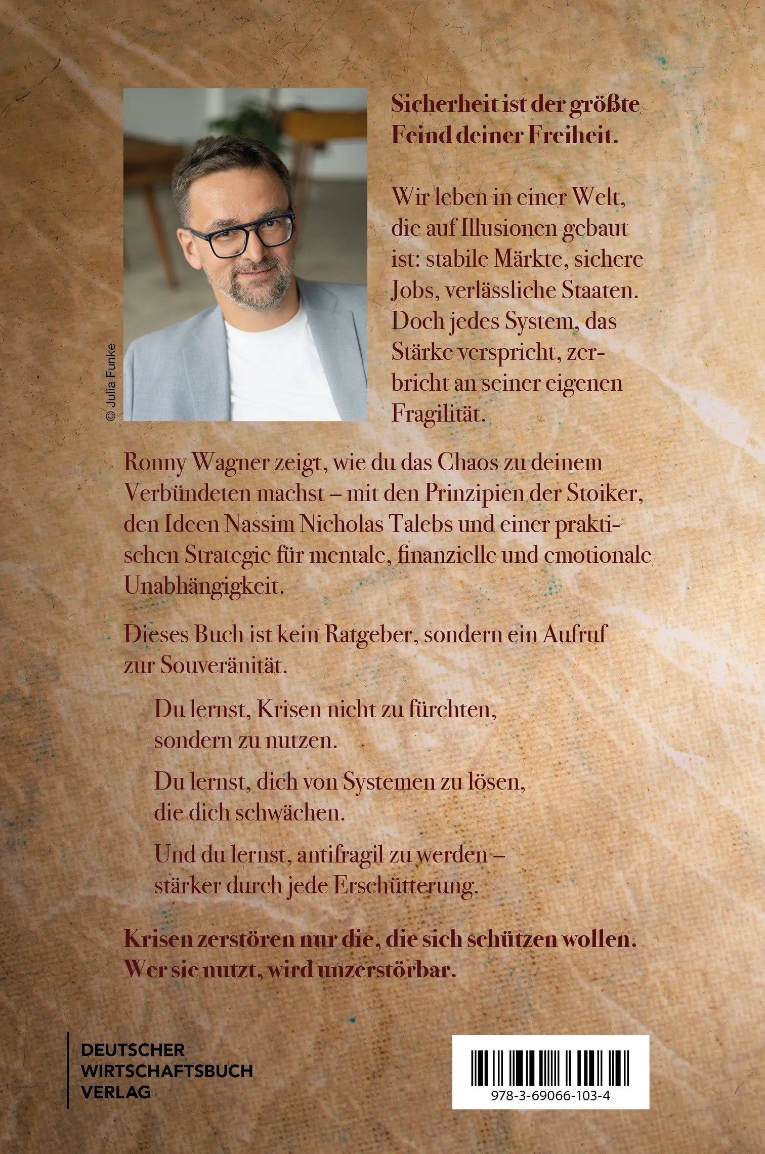 Rückseite: Antifragil - investieren wie die Stoiker (Taschenbuch)