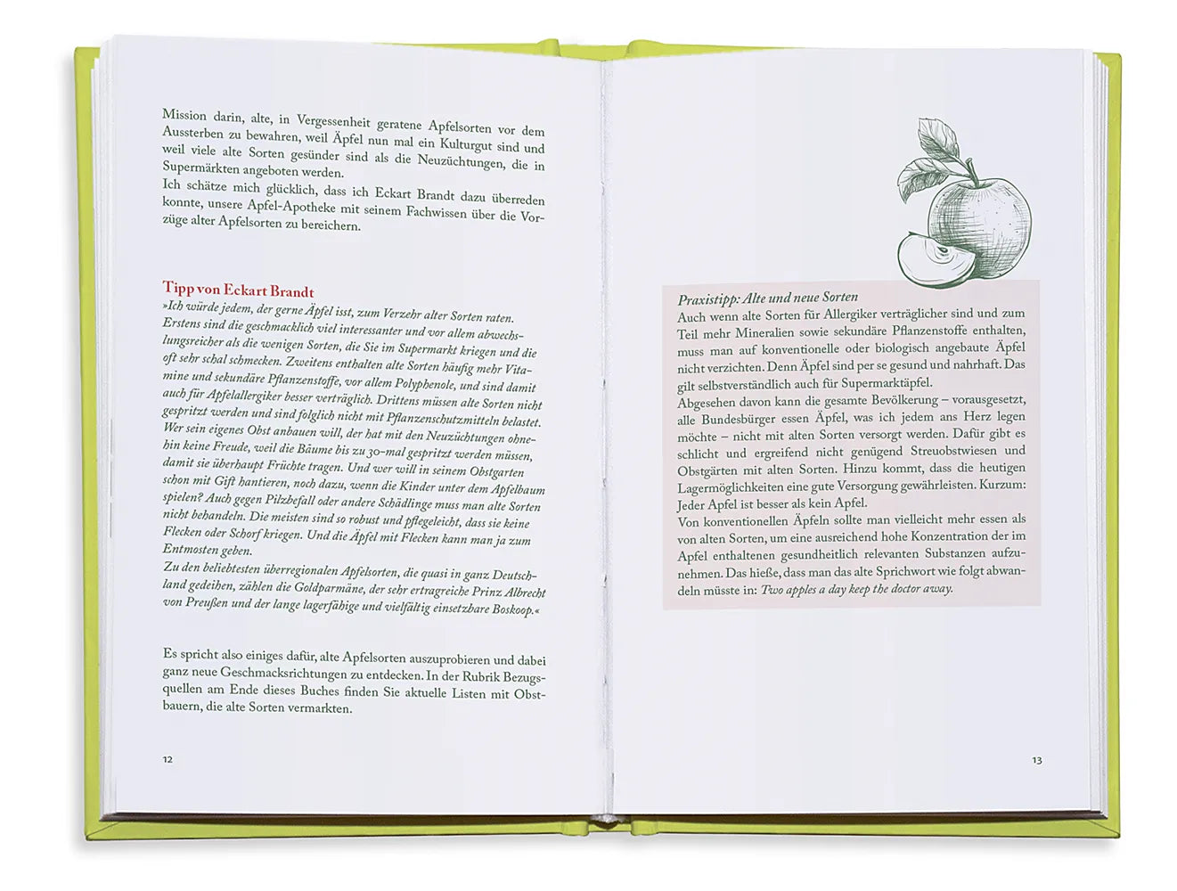 Produktansicht: Die Apfel-Apotheke (Gebundene Ausgabe)