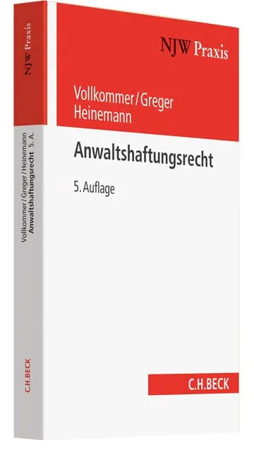 Buchcover von 'Anwaltshaftungsrecht' - Taschenbuch von Max Vollkommer