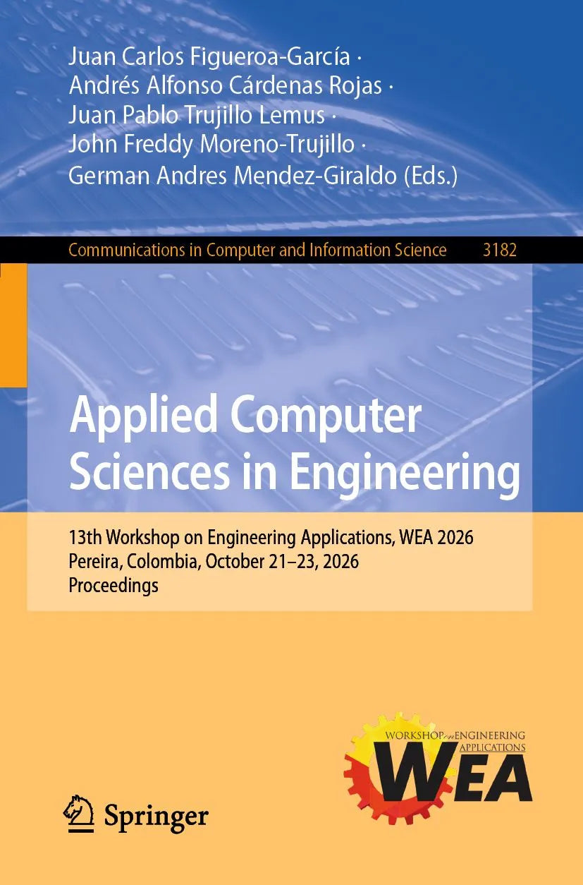 Cover: Applied Computer Sciences in Engineering (E-Book) von Juan Carlos Figueroa-García