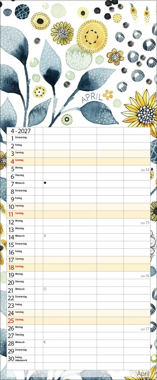Aquarellplaner 2027 – Ansicht