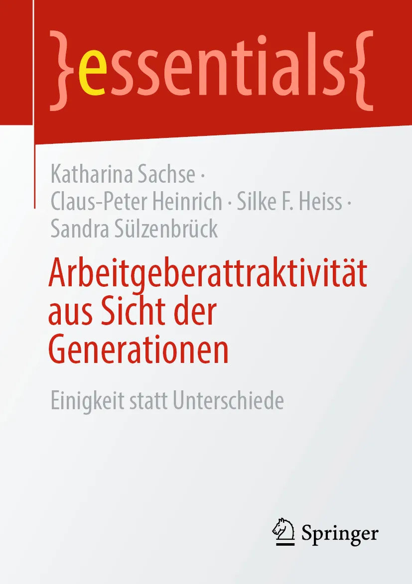 Cover: Arbeitgeberattraktivität aus Sicht der Generationen (E-Book) von Katharina Sachse